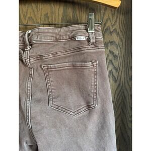 RISEN‎ Jeans Women Size 7 Waist 28 Brown Washed Straight Leg Style RDP5648